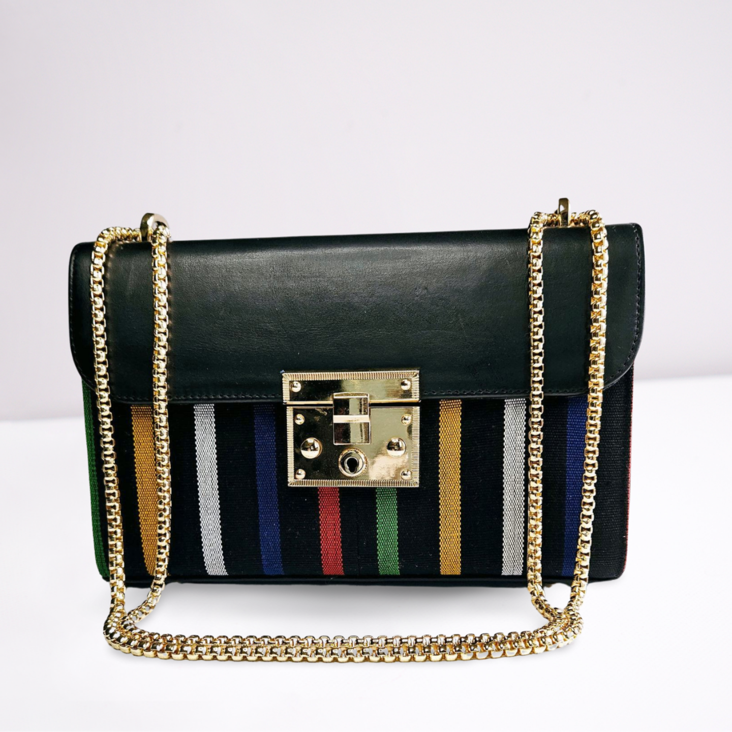 Zuri Leather Handbag - multi