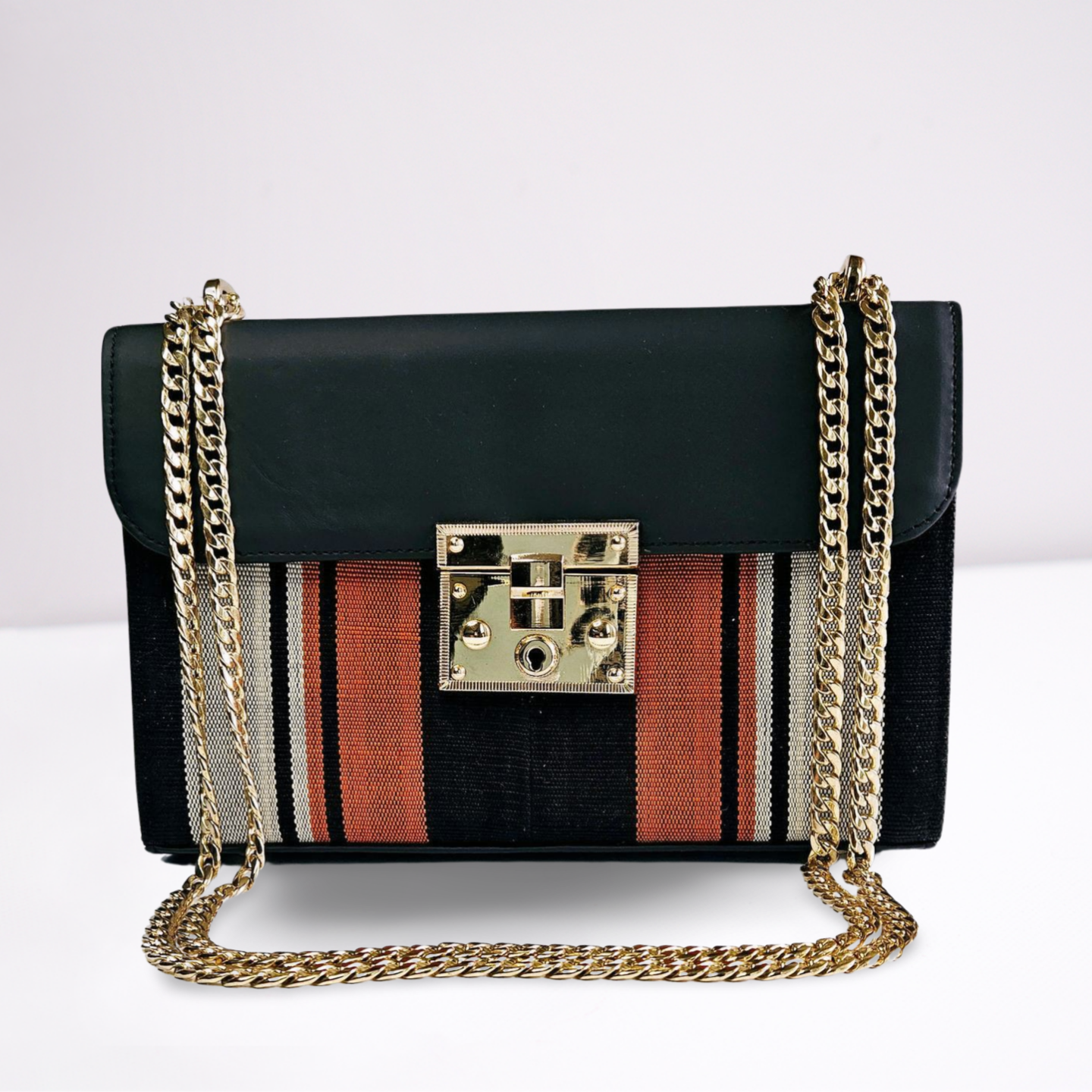 Zuri Leather Handbag - Orange