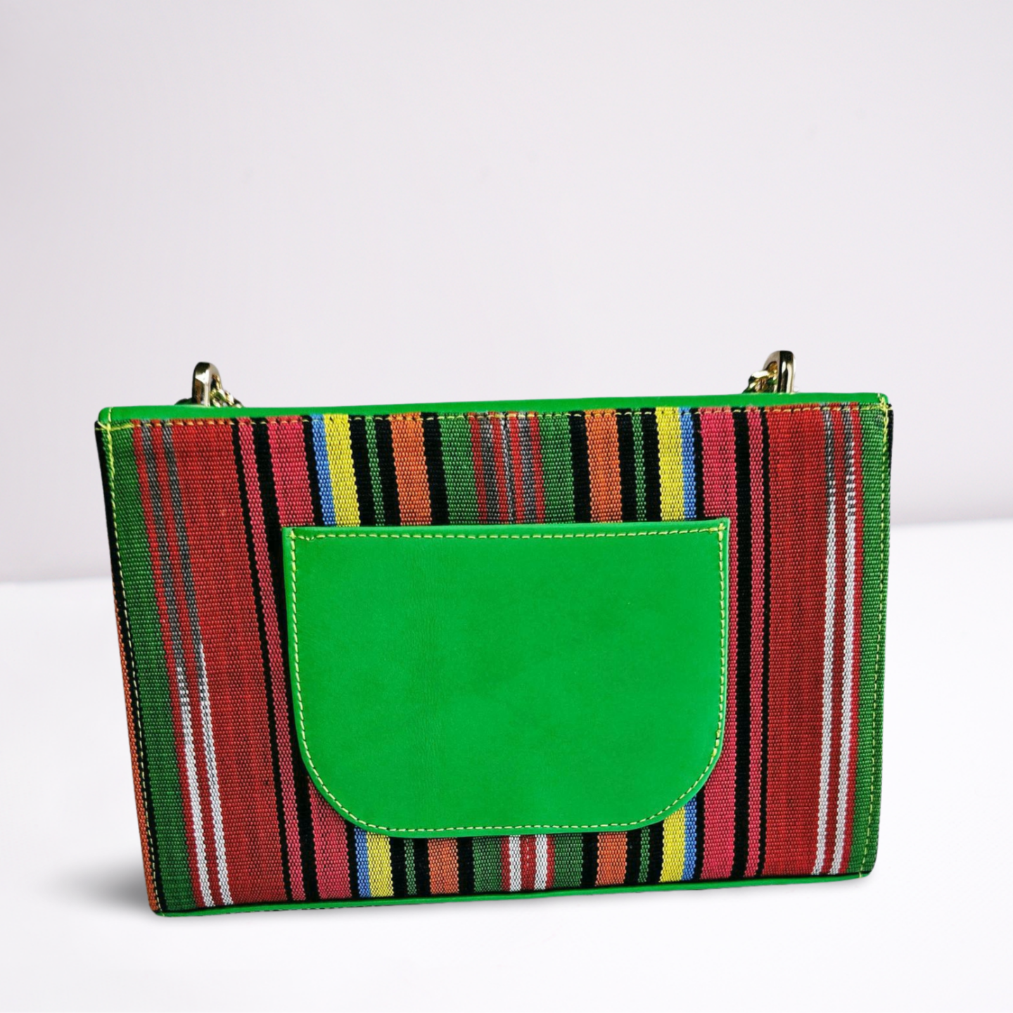 Zuri Leather Handbag - Green