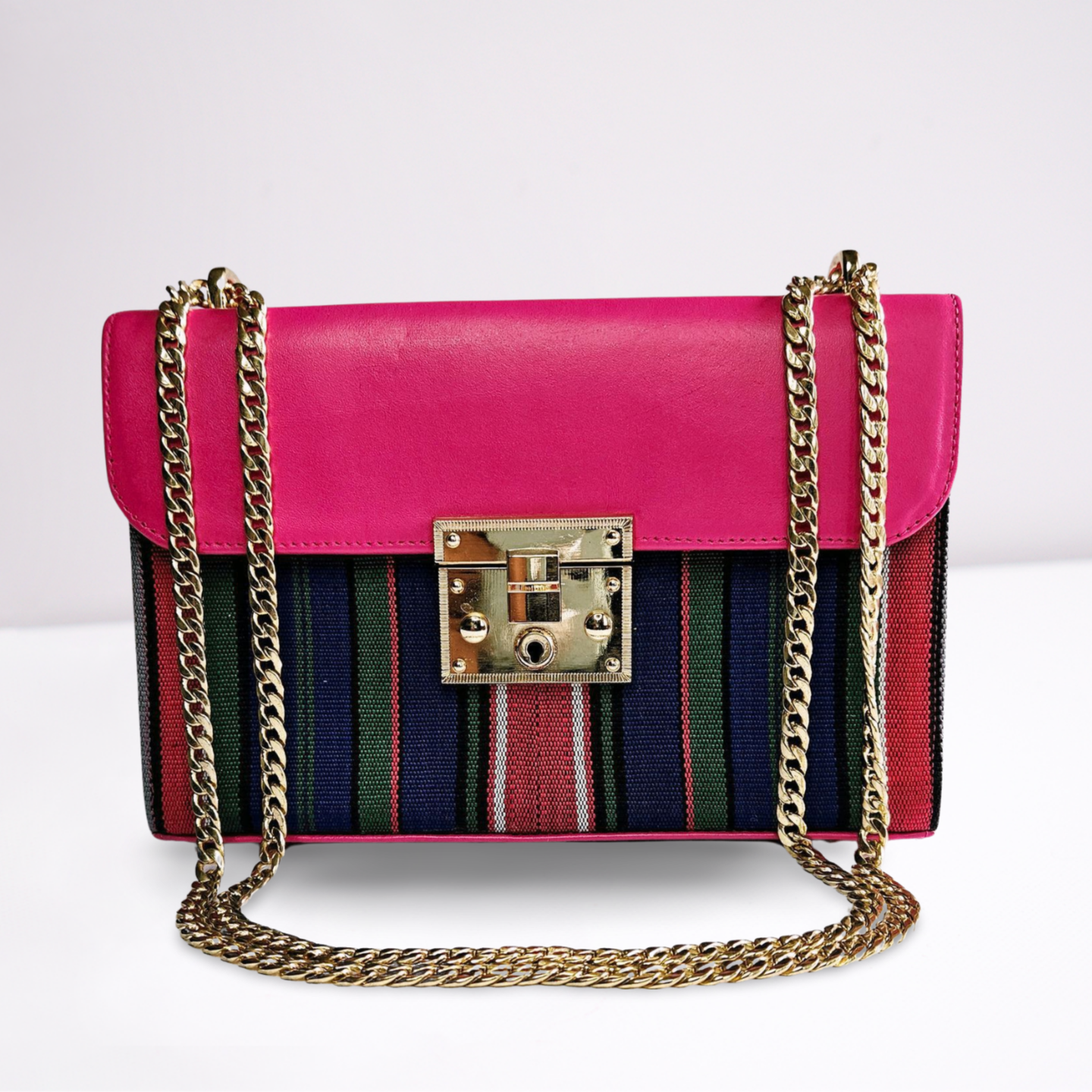 Zuri Leather Handbag - Pink