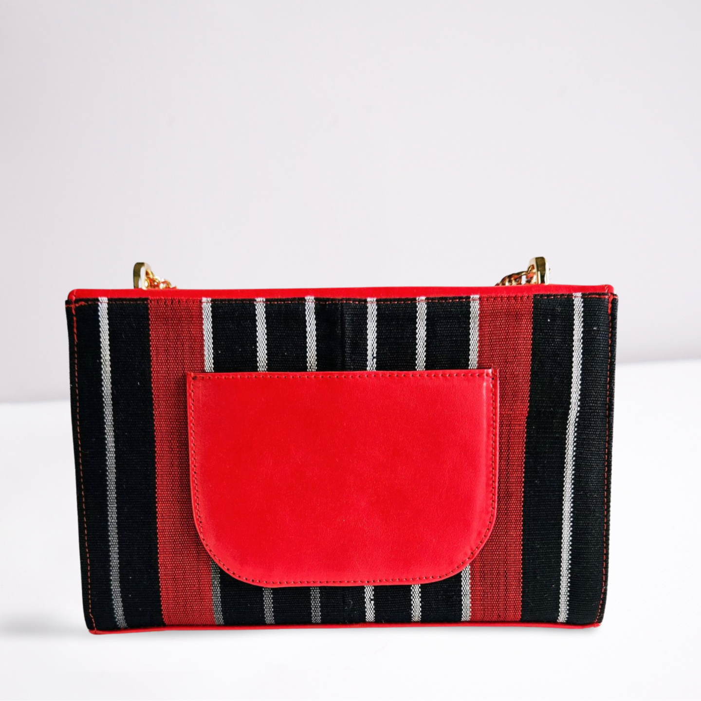 Zuri Leather Handbag - Red