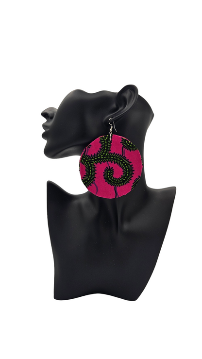 Ankara Earrings - Print 3