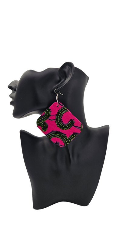 Ankara Earrings - Print 3