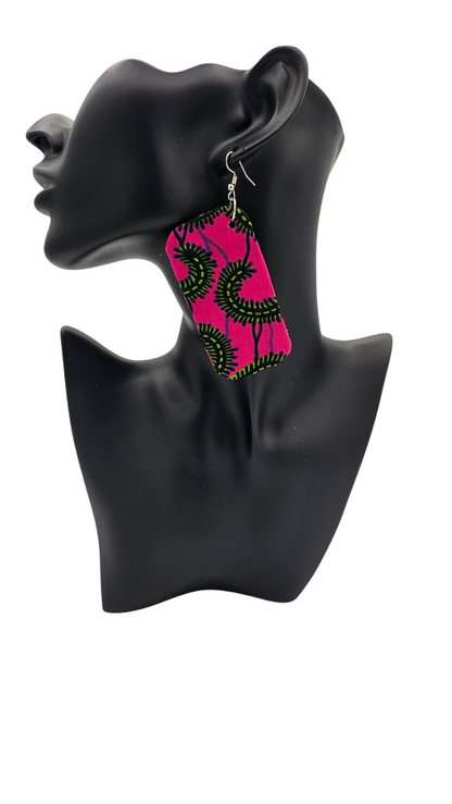 Ankara Earrings - Print 3