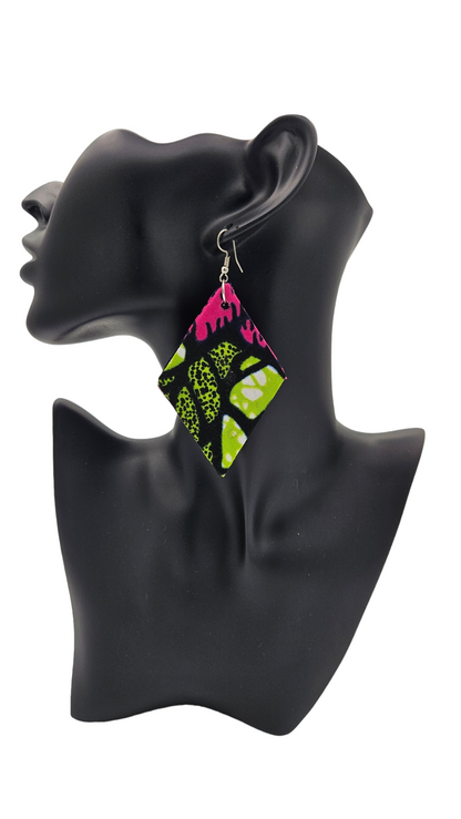 Ankara Earrings - Print 2