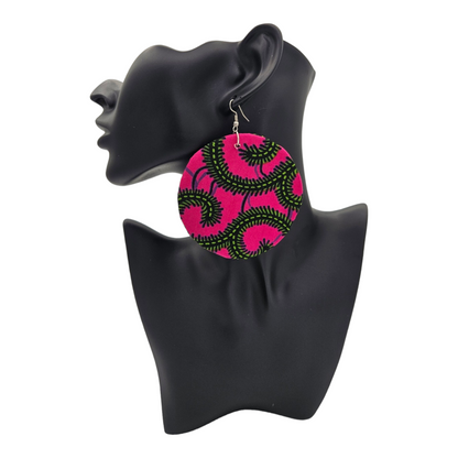 Ankara Earrings - Print 3