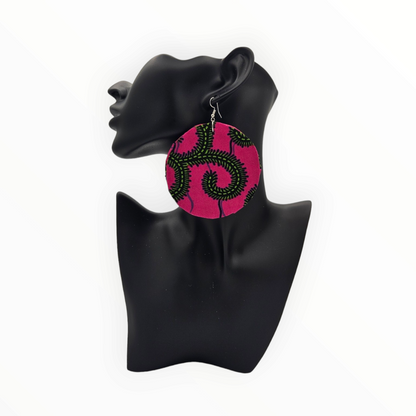 Ankara Earrings - Print 3