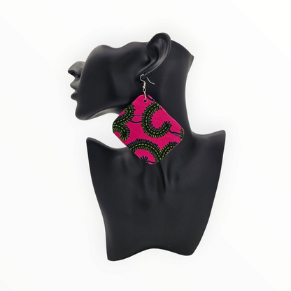 Ankara Earrings - Print 3