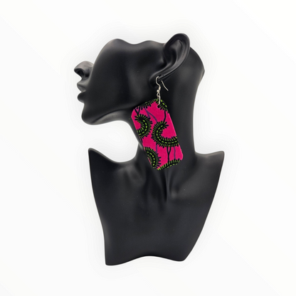 Ankara Earrings - Print 3