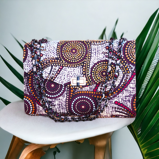 Brown Circular Amina Bag